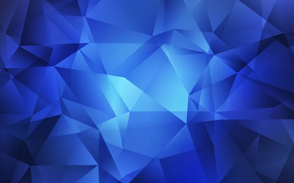 Modèle polygonal abstrait vecteur bleu clair . — Image vectorielle