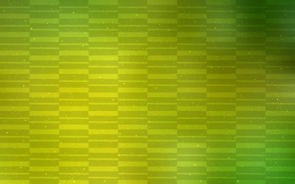 밝은 녹색, 스트라이트 줄무늬가 있는 노란색 벡터 배경. — 스톡 벡터