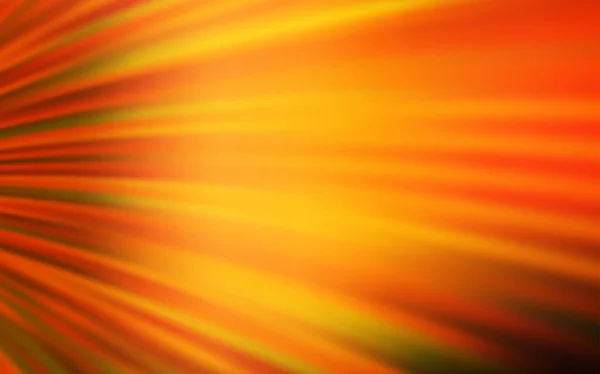 Текстура вектора темно-оранжевого цвета с кривыми линиями. — стоковый вектор
