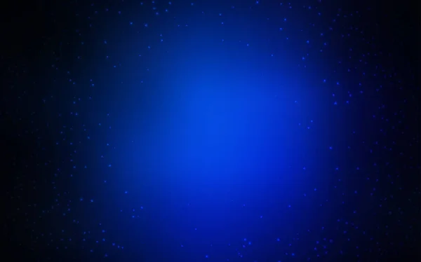 Fondo vector azul oscuro con estrellas de galaxias . — Vector de stock