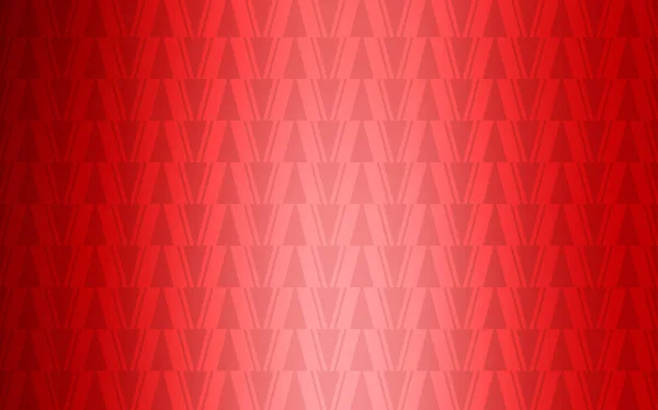 Portada vectorial rojo claro con estilo poligonal. — Vector de stock