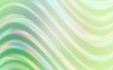 Işık yeşil vektör doku ile Samanyolu yıldız.