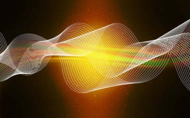 Koyu Turuncu vektör soyut parlak desen.