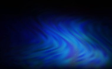 Koyu mavi vektör düzen kozmik yıldız ile.