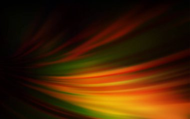 Koyu Turuncu vektör parlak şablonu bulanıklaştırdı.