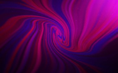 Gökada yıldız koyu pembe vektör arka plan.