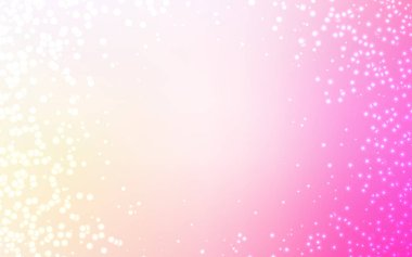 Açık Pembe, Samanyolu yıldız sarı vektör doku.