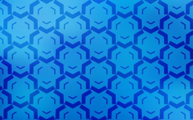 Eğri çizgileri olan hafif Mavili vektör deseni.