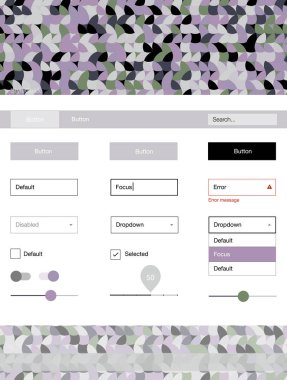 Açık Pembe, çemberli yeşil vektör biçimi rehberi.