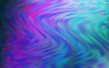 Koyu pembe, mavi düzen kozmik yıldız ile vektör.