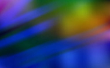 Koyu mavi, sarı vektör bulanık parlak soyut arkaplan.