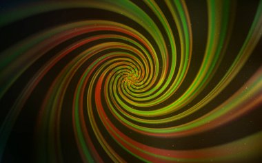 Koyu Yeşil, Samanyolu yıldızsarı vektör doku.