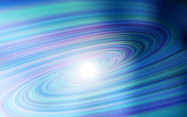 Gökada yıldız ışık mavi vektör arka plan.