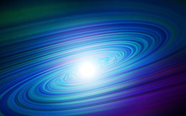 Koyu pembe, gece gökyüzünde desenle mavi vektör yıldız.