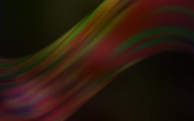 Kozmik Yıldızlar ile koyu sarı vektör düzeni.