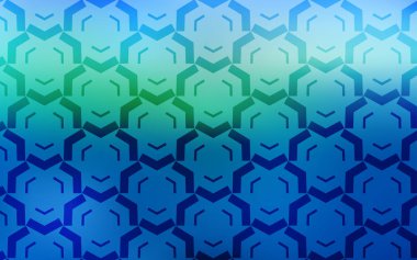 Açık Mavi, wry çizgileri ile yeşil vektör arkaplan.