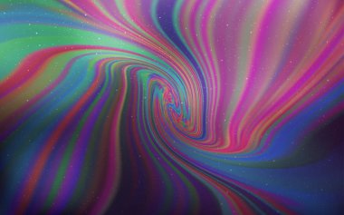 Kozmik Yıldızlar ile açık mor vektör düzeni.