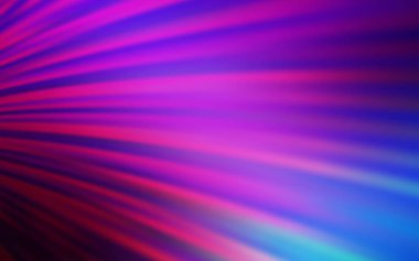 Açık Pembe, bükülmüş çizgilerle mavi vektör düzeni.