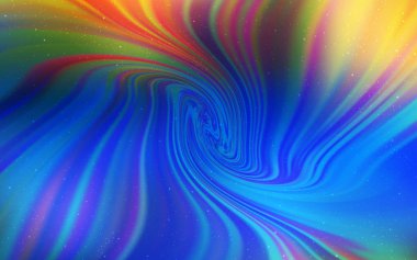 Açık mavi, Samanyolu yıldızlarıyla sarı vektör dokusu.