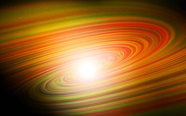 Samanyolu yıldızları ile Koyu Turuncu vektör dokusu.