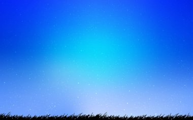 Mavi vektör doku ile Samanyolu yıldız ışık.