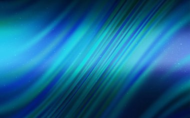 Koyu mavi vektör arka plan astronomi yıldız ile.