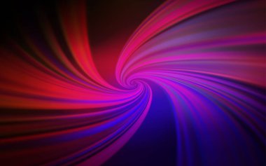 Koyu mavi, kavisli çizgiler ile kırmızı vektör zemin.