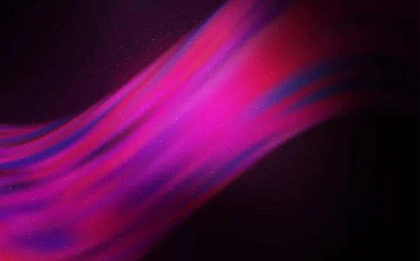 Σκούρο ροζ διανυσματικό μοτίβο με αστέρια νυχτερινό ουρανό. — Διανυσματικό Αρχείο