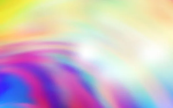 Ljus flerfärgad vektor bakgrund med böjda linjer. — Stock vektor