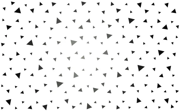 Dark Gray vector  polygonal background. — Stock Vector