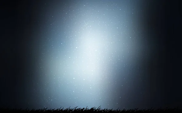 深蓝色向量背景与天文星. — 图库矢量图片
