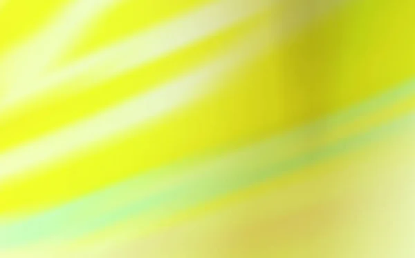 ライトグリーン黄色ベクトル抽象的背景ぼやけた. — ストックベクタ