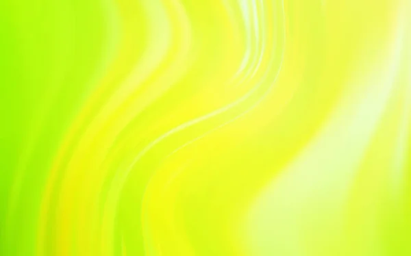 Hellgrün, gelber Vektor verschwommen helle Vorlage. — Stockvektor