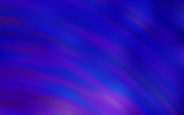 Light Purple Vektor Hintergrund mit geschwungenen Linien. — Stockvektor
