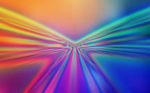 Luz Multicolor vector fondo con líneas curvas. — Archivo Imágenes Vectoriales