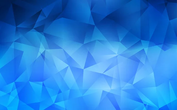 Plastica triangolare luminosa vettoriale BLUE . — Vettoriale Stock