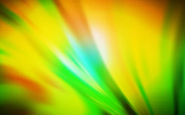Vert foncé, Vecteur jaune motif flou et coloré . — Image vectorielle