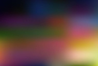 Koyu mavi, sarı vektör bulanık şablon. Renkli soyut çizimler ve gradyan. İşiniz için en iyi bulanık tasarım..