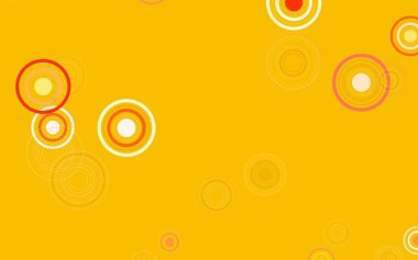 Açık pembe, küreli sarı vektör deseni. Bulanık dekoratif tasarım baloncuklu soyut tarzda. Poster ve web siteleri için tasarım.