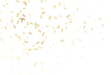 Açık Turuncu vektör deseni yapraklarla karalıyor. Hint tarzı yapraklı bulanık dekoratif tasarım. Web sitesi yöneticileri ve tasarımları için desen.