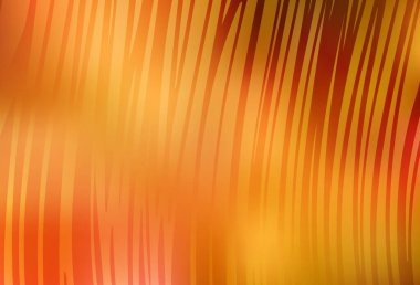 Eğri çizgileri olan hafif turuncu vektör arkaplanı. Renkli çizgileri ve şekilleri olan bir örnek. İşiniz için en iyi tasarım.