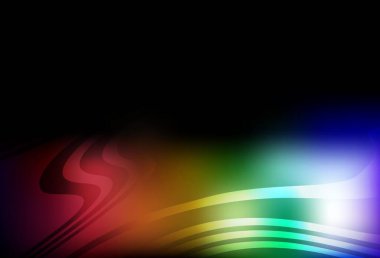 Karanlık Çokrenkli vektör soyut bulanık arkaplan. Soyut ve gradyan renkte renkli çizimler. İş tasarımınız için yeni biçim.