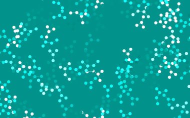 Yapay zeka verileriyle birlikte açık yeşil vektör arkaplanı. Renkli yapay zeka yapısı, eğimli çizgiler ve noktalar. Poster ve teknoloji sembolü.