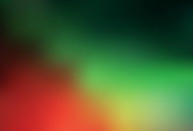 Açık yeşil, kırmızı vektör bulanık ve renkli desen. Renkli soyut çizimler ve gradyan. İş tasarımınız için yeni biçim.