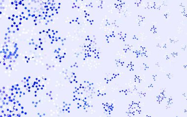 Açık mavi, yapay zeka kavramına sahip yeşil vektör dokusu. Renkli yapay zeka yapısı, eğimli çizgiler ve noktalar. Zeka ve yenilik reklamları için şablon.