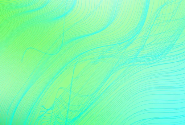 Светло Зеленый Вектор Красочный Абстрактный Фон Блестящая Абстрактная Иллюстрация Градиентным — стоковый вектор