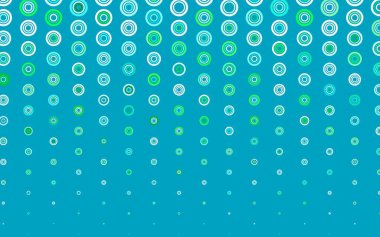 Açık Mavi, noktalı yeşil vektör arkaplanı. Soyut arka planda bulanık kabarcıklar ve renkli gradyan. Marka kitabınız için yeni şablon.
