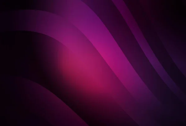 Patrón Vectorial Rosa Oscuro Con Líneas Iris Ilustración Degradado Colorido — Vector de stock