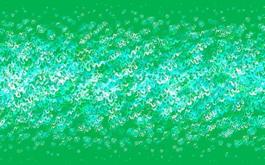 Açık yeşil çizgili vektör arkaplanı. Çağdaş gradyan soyut çizgileri olan çizimler. Tasarımınız için desen.