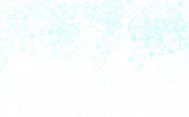 Açık yeşil vektör çiçekli karalama arkaplanı ve çiçekli yeni renkli çizim. Ağ ve ambalaj için elle boyanmış tasarım.